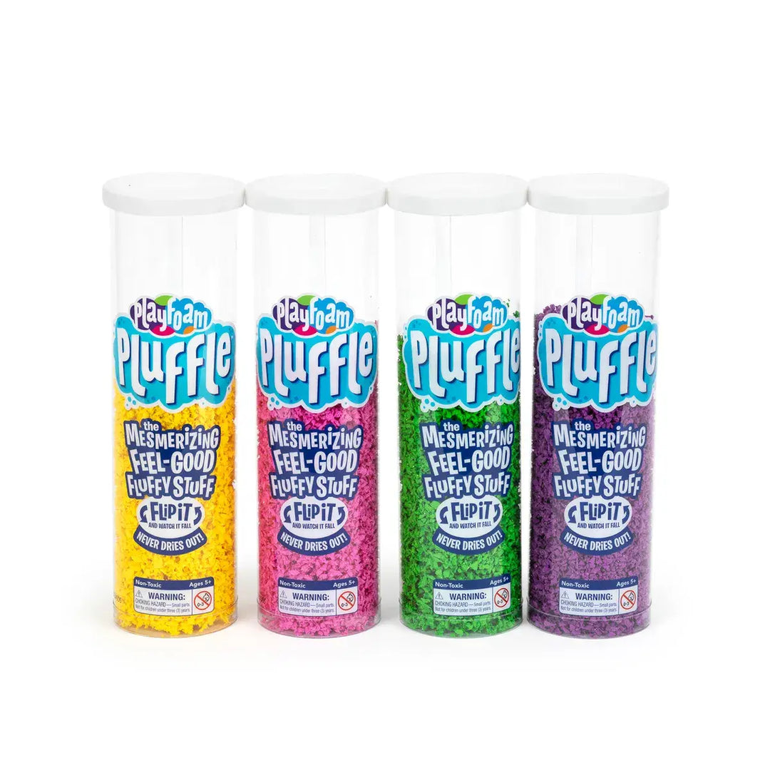Playfoam® Pluffle™ Purple, Green, Pink &amp; Yellow 4-Pack