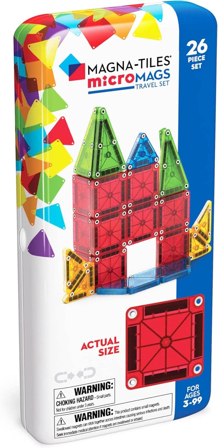 Travel Magna-Tiles MicroMAGS 26-Piece Set