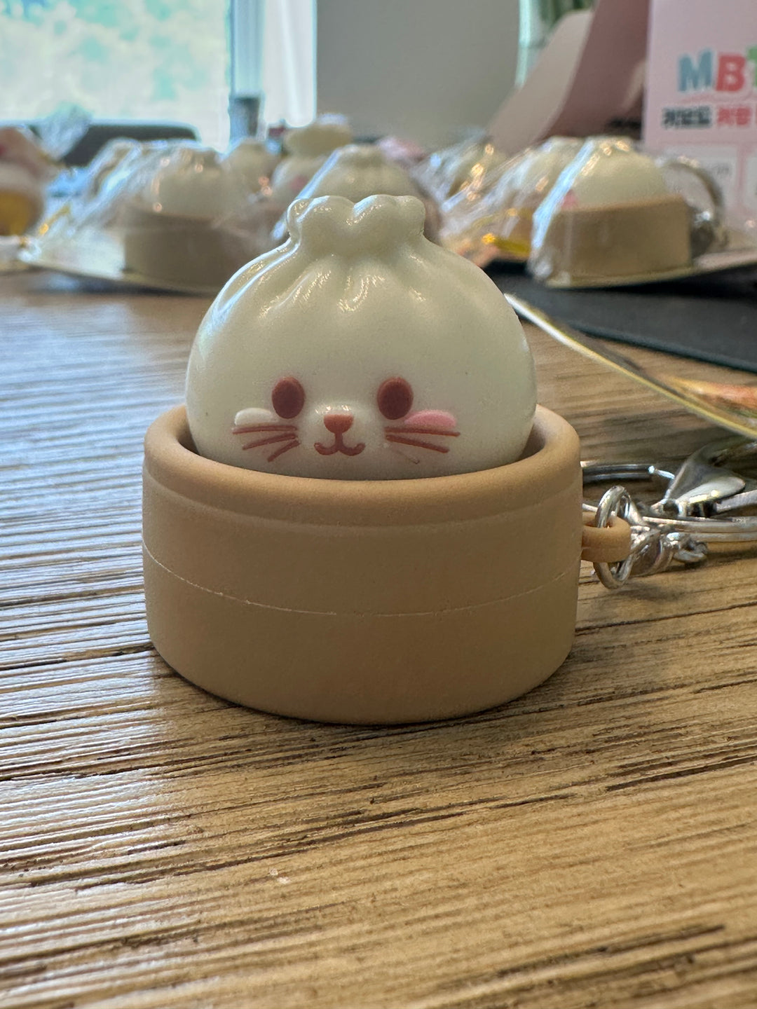 Original Dumpling Clicker Keyring – Mini Stress Relief Figet