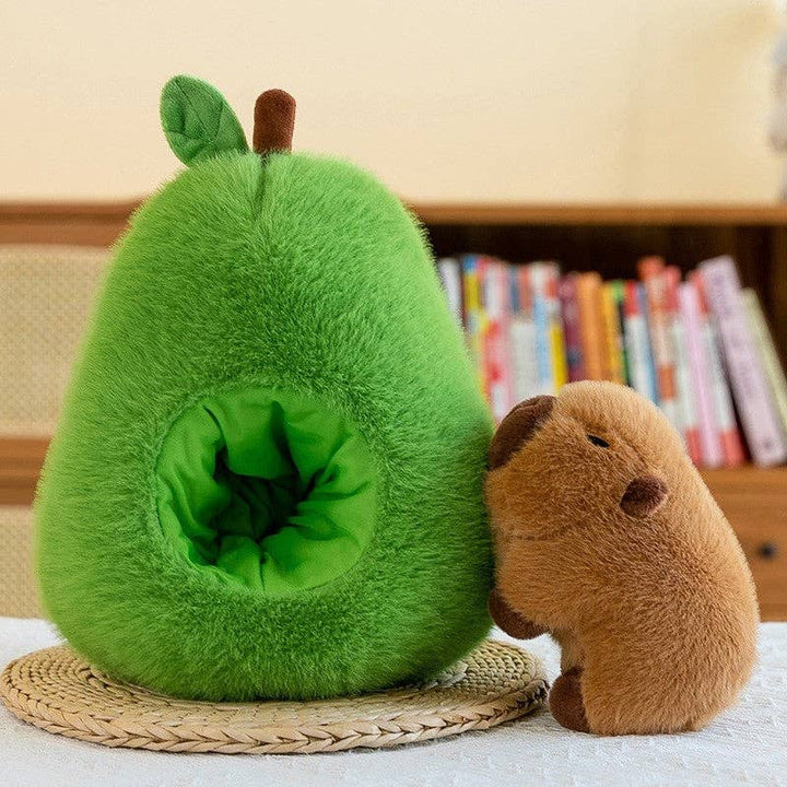 Capybara in an Avocado Plush