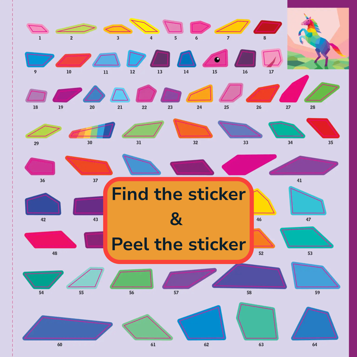 Paint by Sticker Kids: Rainbows Everywhere!