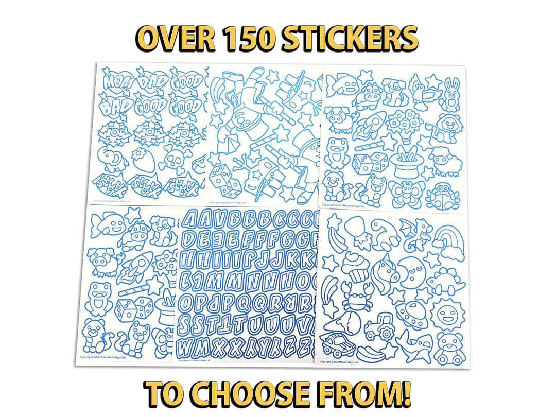 Magic Foil Rainbow Sticker Art Kit