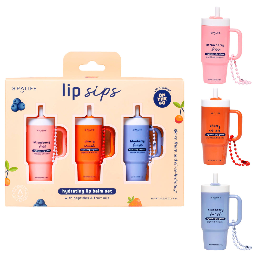 Lip Sips Gift Set Lip Balm Trio
