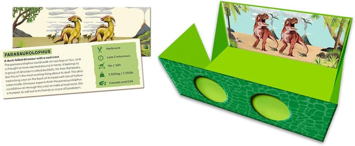 Enter the World of Dinosaurs: Immersive 3D Viewer Book