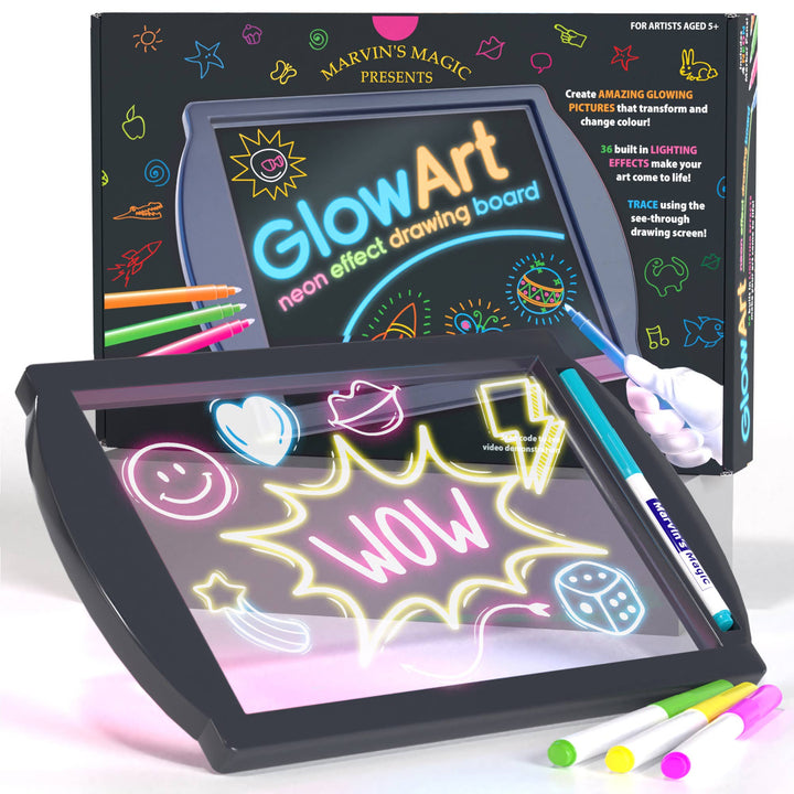 Glow Art Light-Up Drawing Board