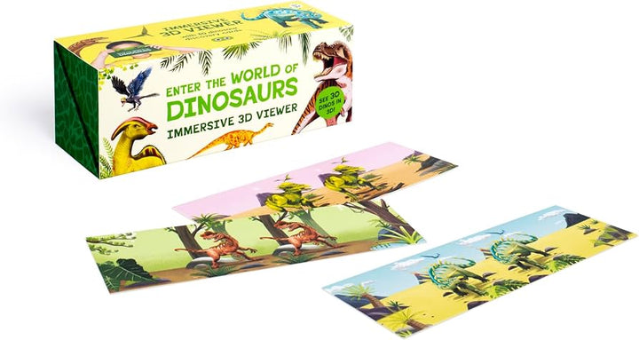 Enter the World of Dinosaurs: Immersive 3D Viewer Book