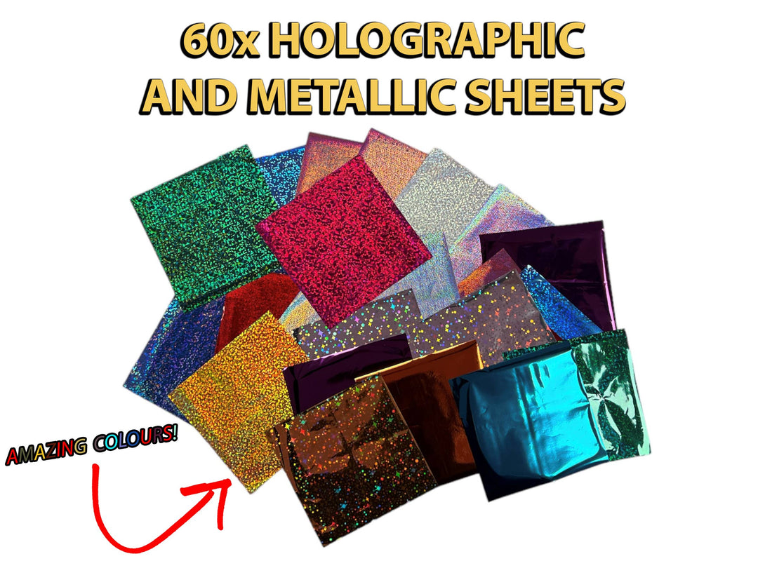Magic Foil Rainbow Sticker Art Kit