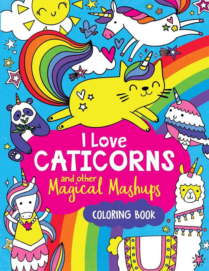 Caticorns and Other Magical Mashups Coloring Book