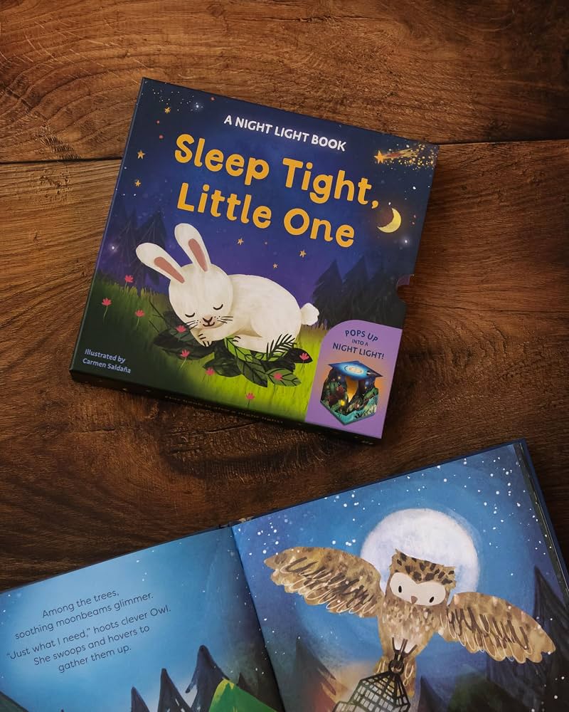 Sleep Tight Little One: Pops up into a night light!