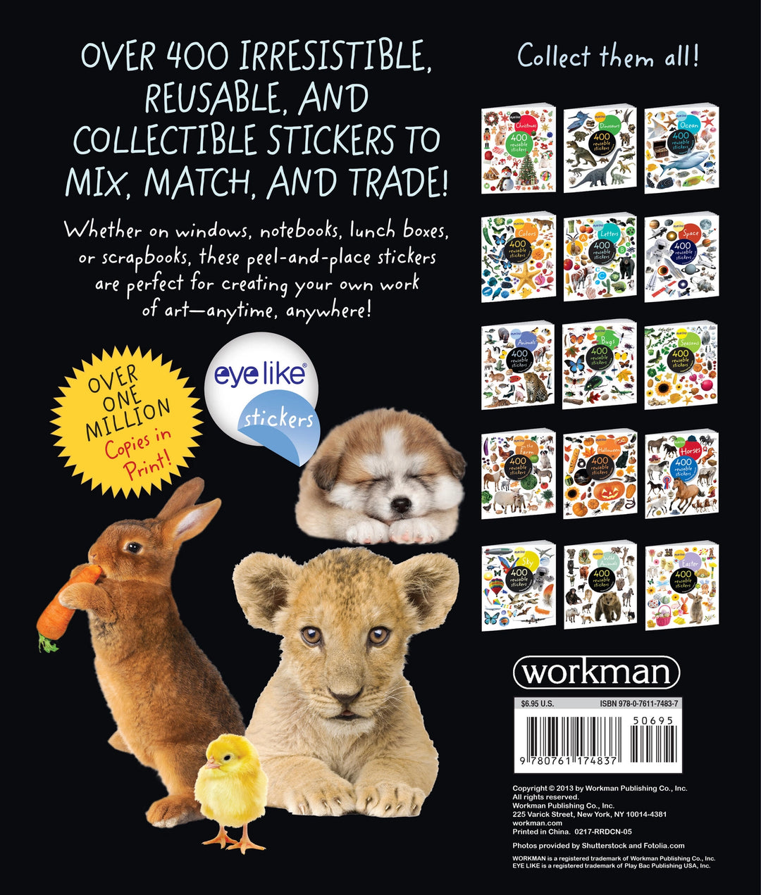 Eyelike Stickers: Baby Animals: Trade Paperback