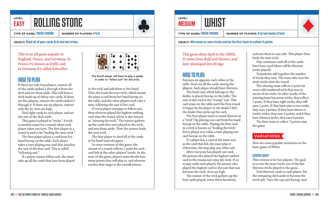 The Ultimate Book of Family Card Games: Over 50 Games!