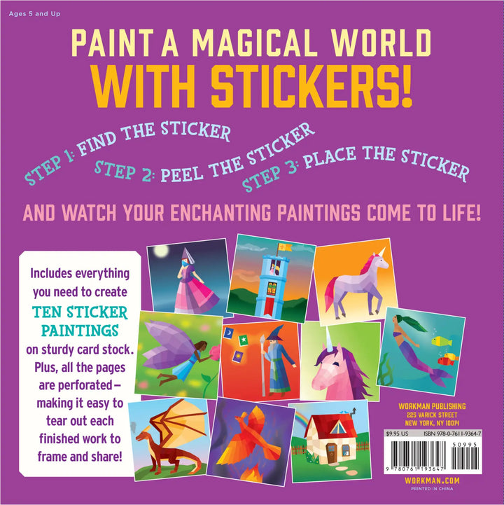 Paint by Sticker Kids: Unicorns &amp; Magic: Trade Paperback
