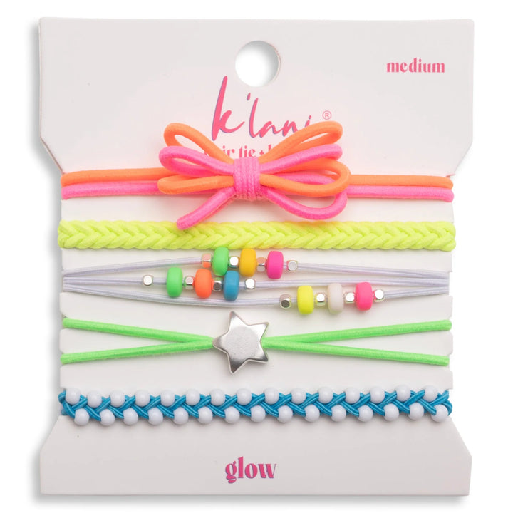 Glow Hair Tie Bracelets - Small