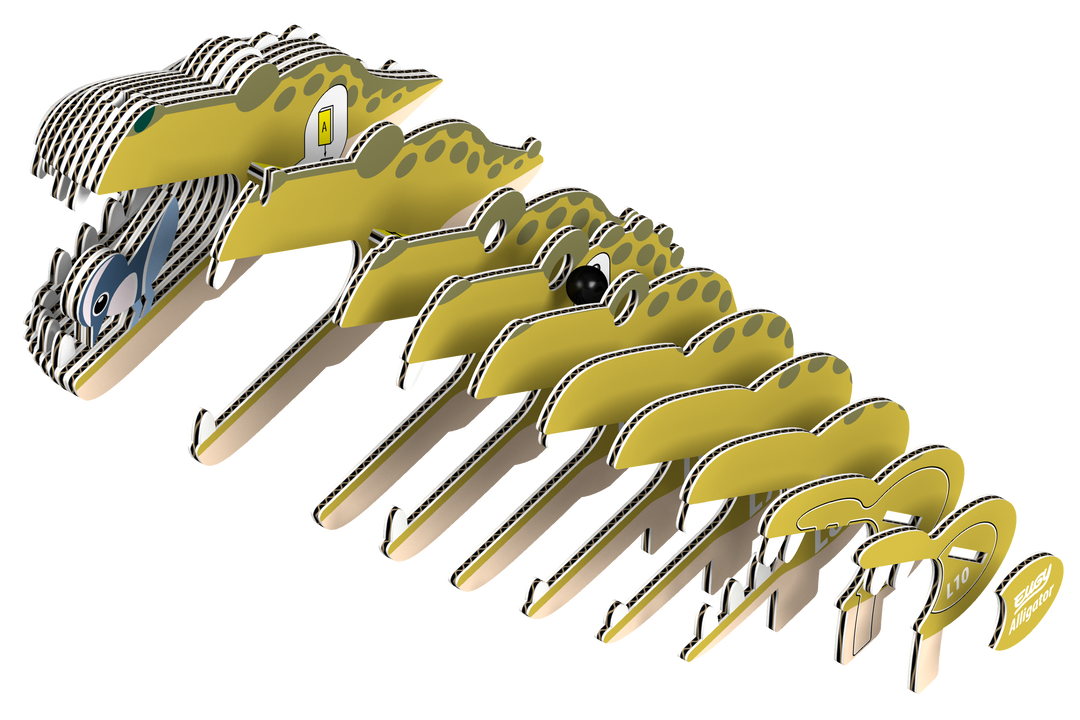 EUGY Alligator 3D Puzzle