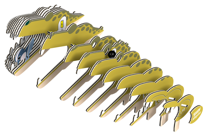 EUGY Alligator 3D Puzzle
