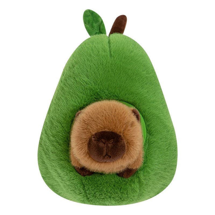 Capybara in an Avocado Plush