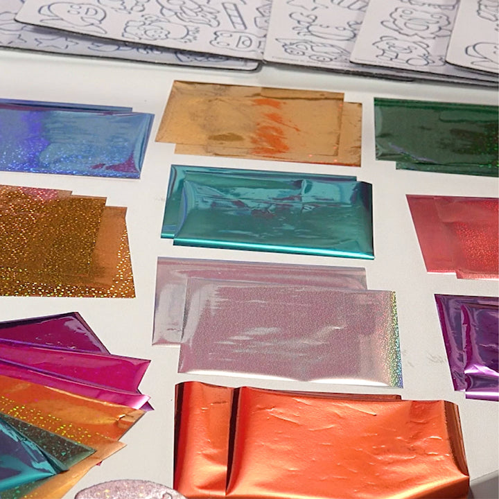 Magic Foil Rainbow Sticker Art Kit