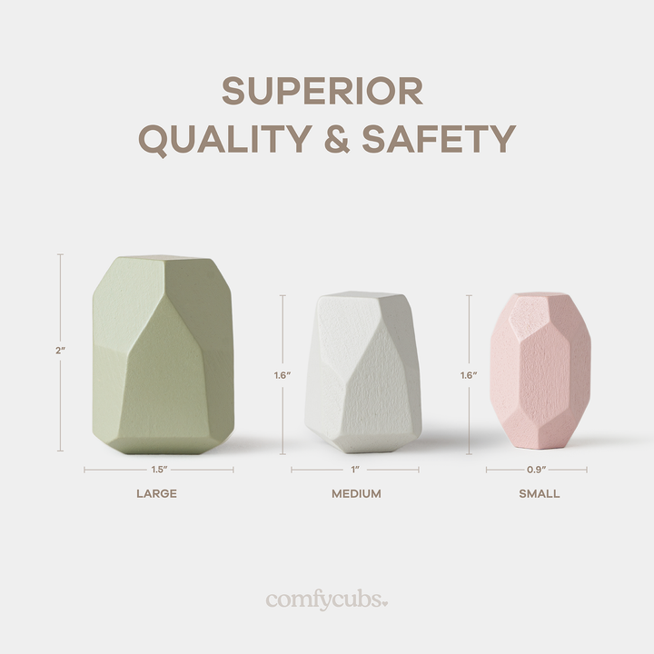 Stacking Rocks wooden blocks