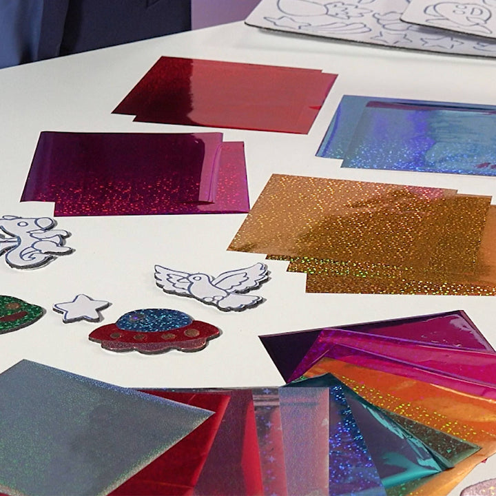 Magic Foil Rainbow Sticker Art Kit