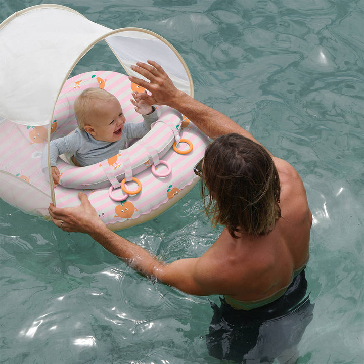 Baby Float Poppy the Peach Pink Stripe